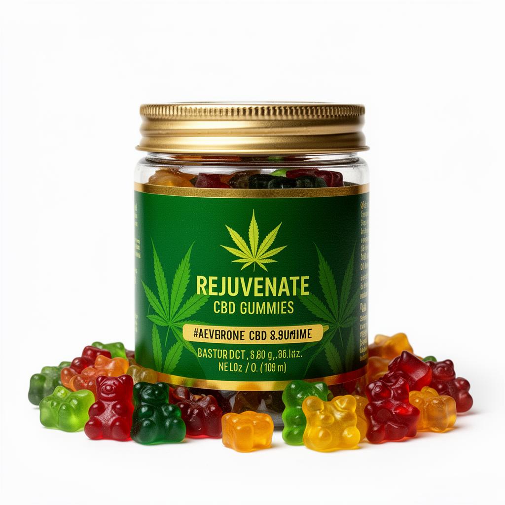 Rejuvenate CBD Gummies jar